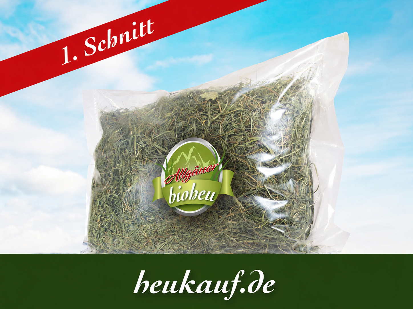 BIO - HEU (1. Schnitt) 1.250g im Beutel