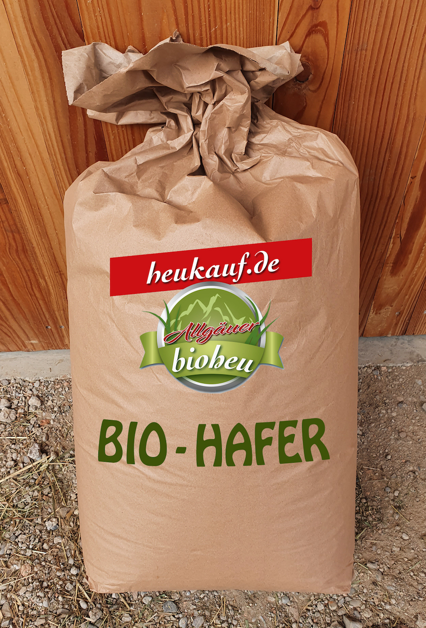 Bio Hafer Zusatzfutter 25kg im Papiersack